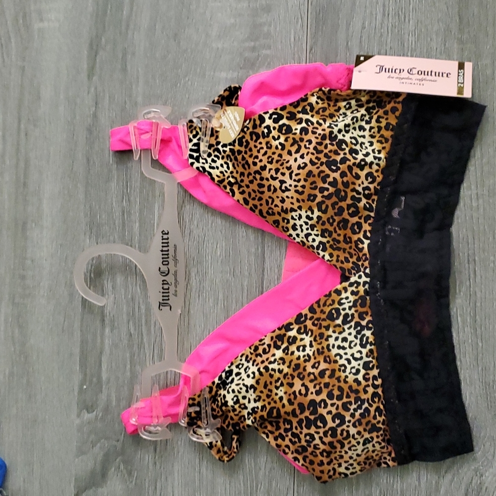 NWT Juicy Couture 2PCK Bralettes Medium